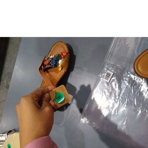 Mariella Women's Embellished Wedges Floral SZ 8